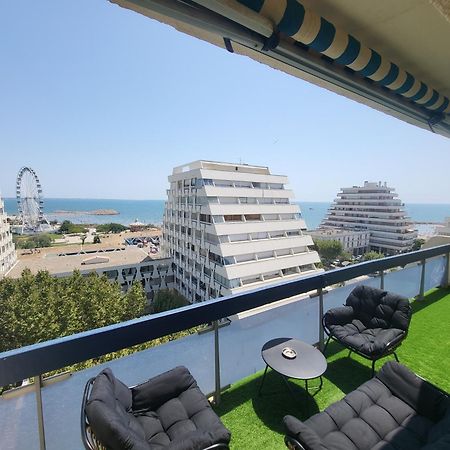 Appartement Lumineux Avec Vue Sur Mer A 50 M De La Plage Et Du Centre La Grande-Motte Kültér fotó