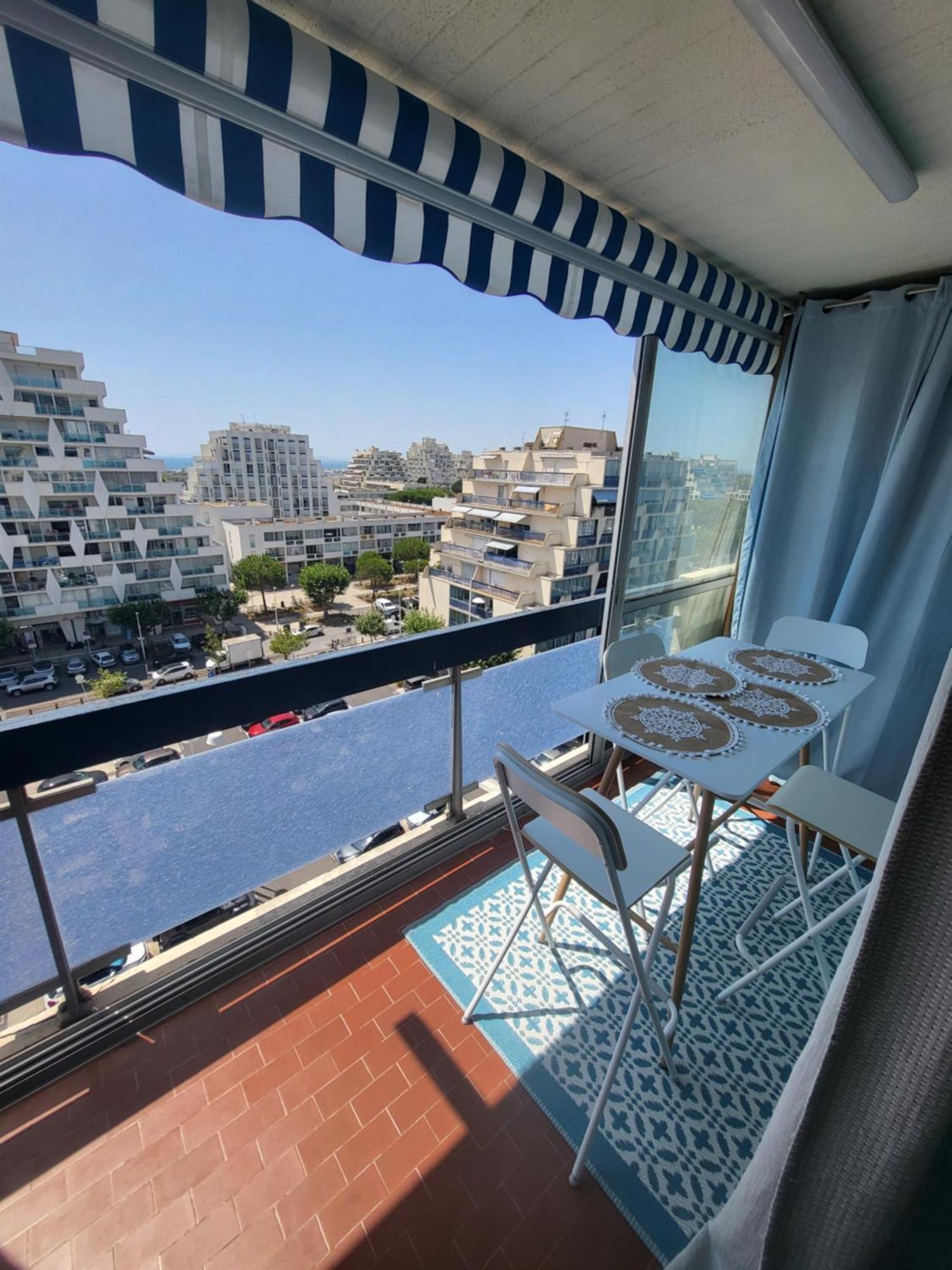 Appartement Lumineux Avec Vue Sur Mer A 50 M De La Plage Et Du Centre La Grande-Motte Kültér fotó